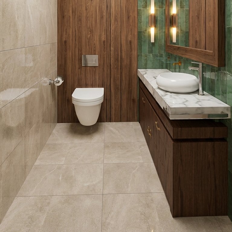 Mid-century bathroom