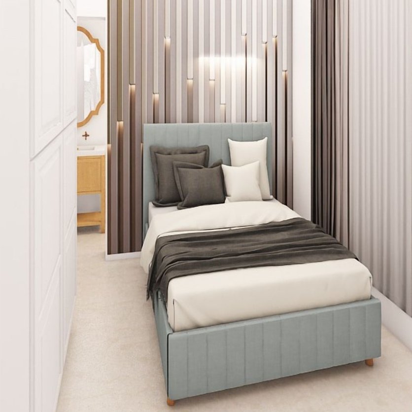 camera da letto in stile Mid-century