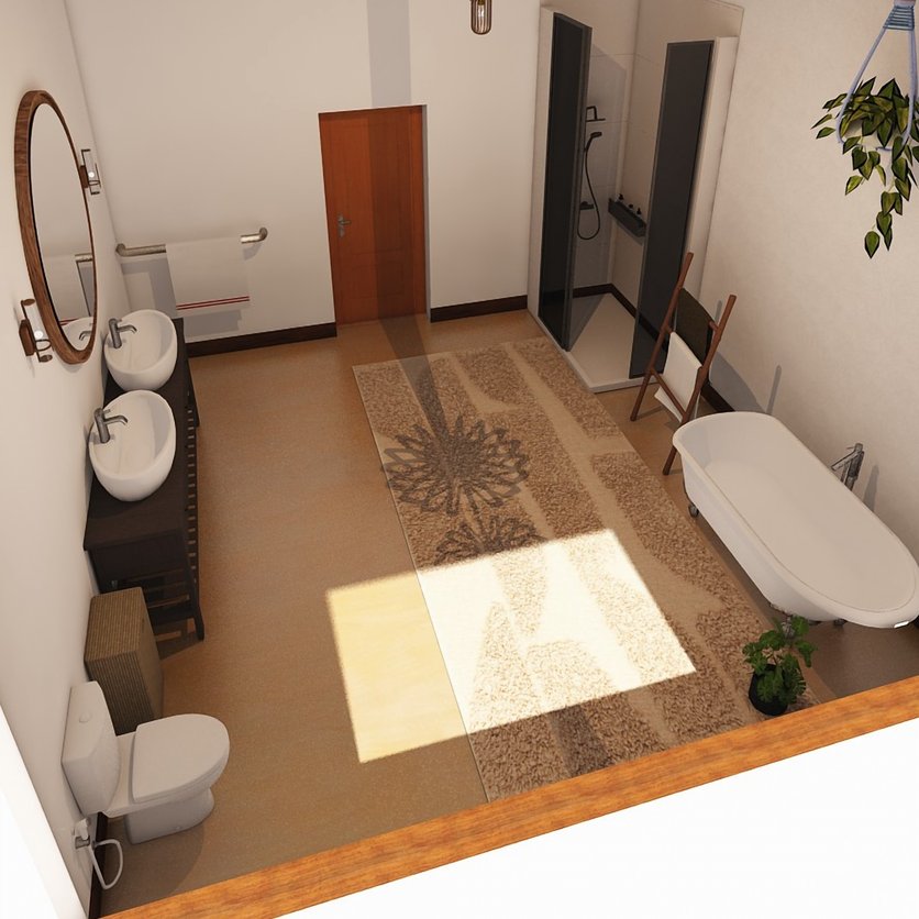 Contemporary bathroom