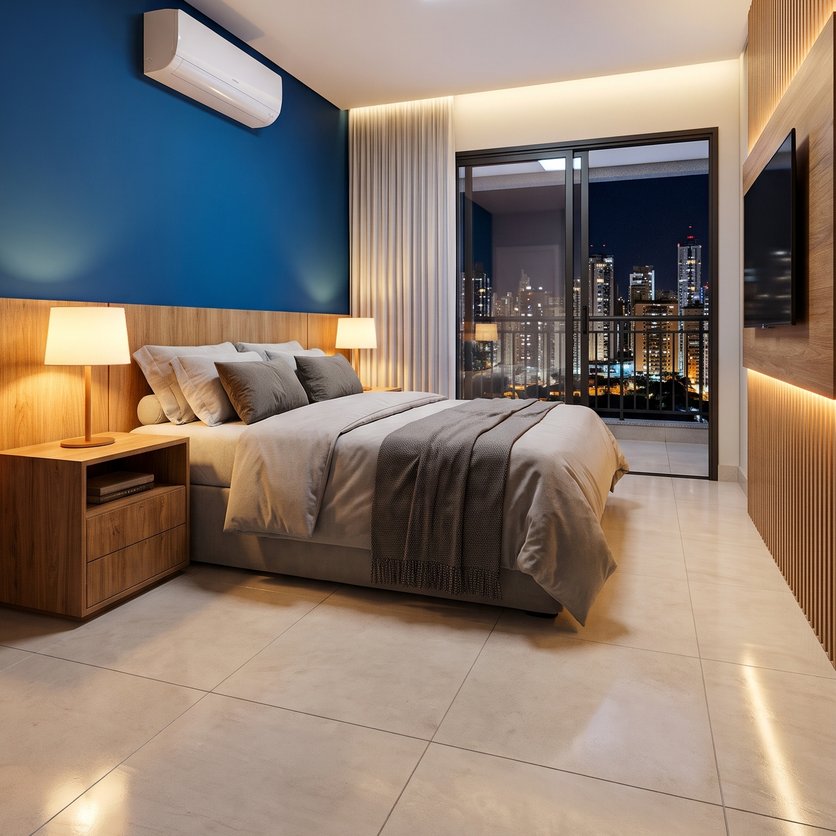 Mid-century bedroom