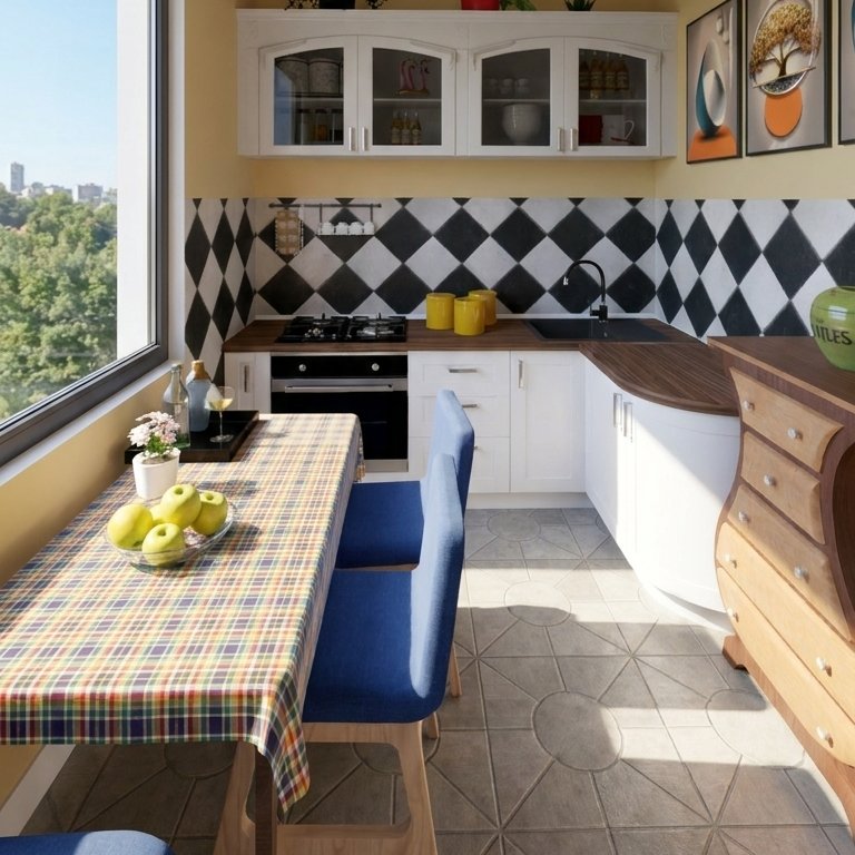 Eclectic kitchen