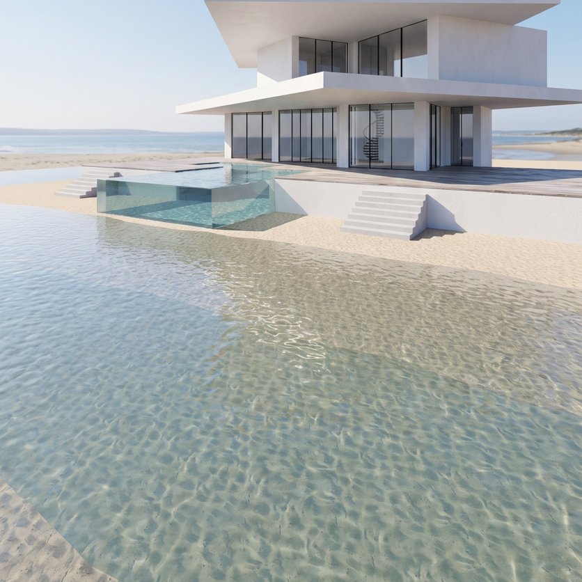 Contemporary outdoor space