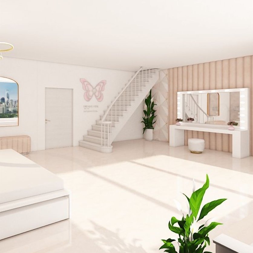 Mid-century bedroom