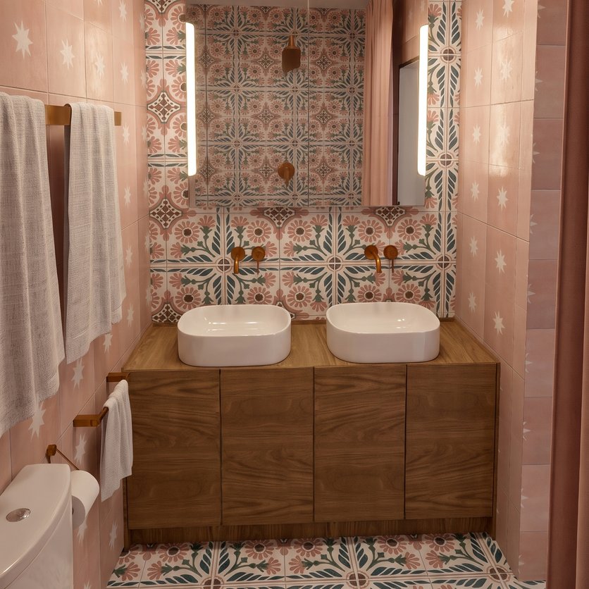 Mediterranean bathroom
