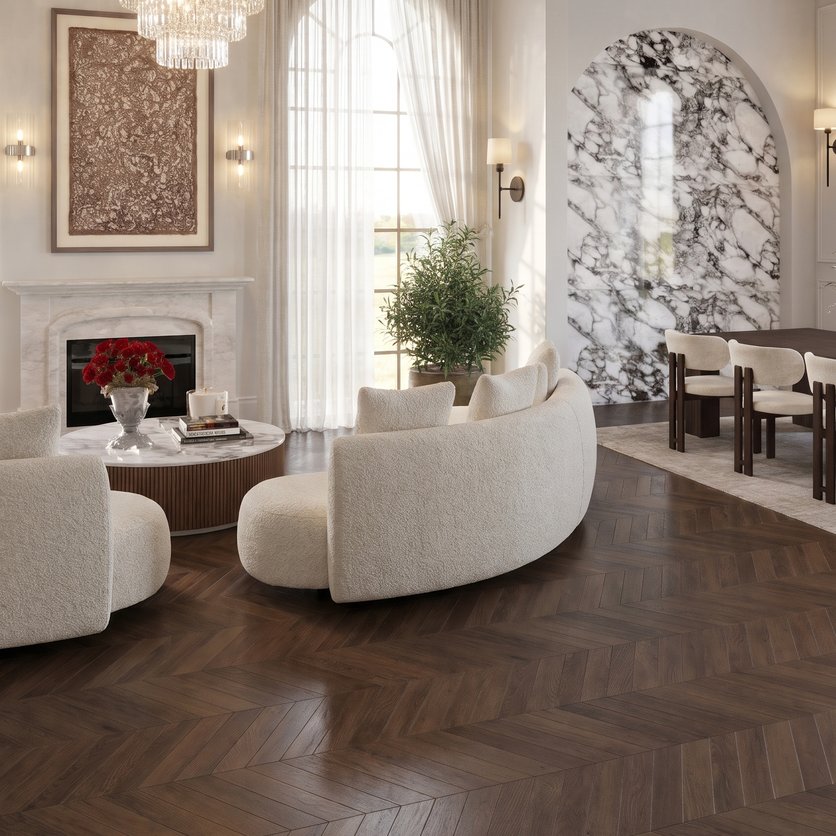 Neoclassical living room