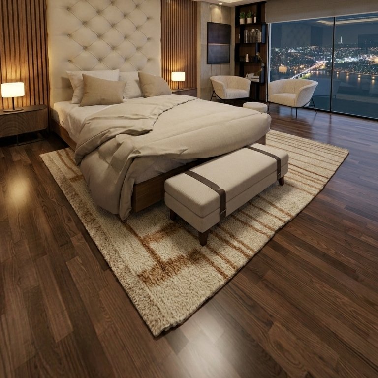 camera da letto in stile Mid-century