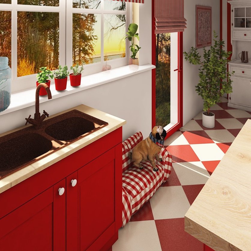 Retro kitchen