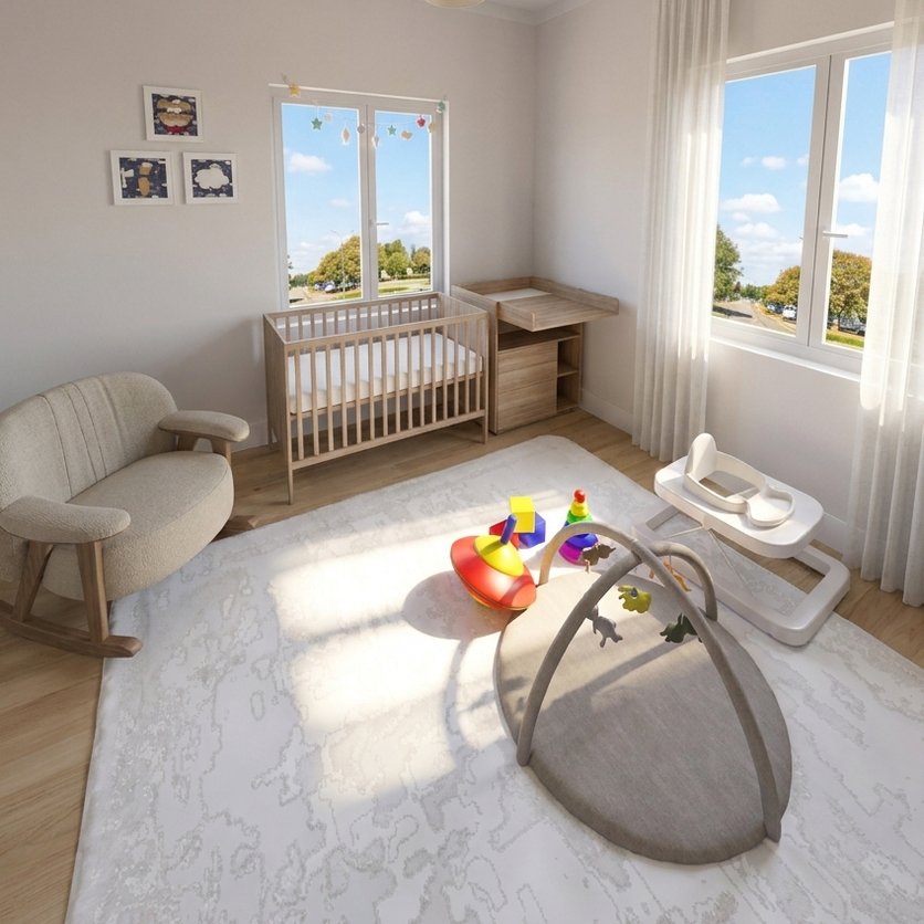 dormitorio estilo Escandinavo