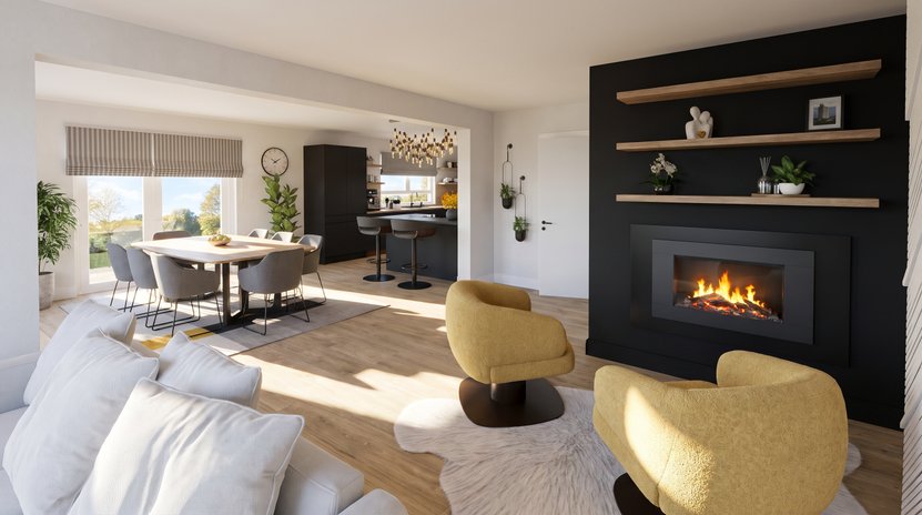 Contemporary living room