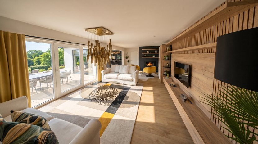 Mid-century living room