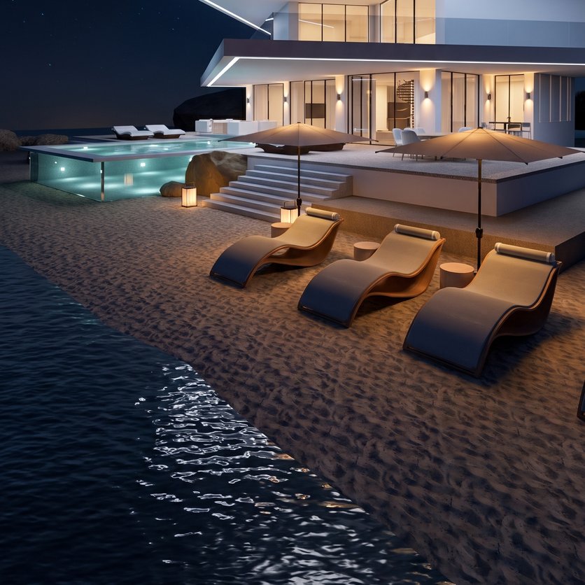Contemporary outdoor space