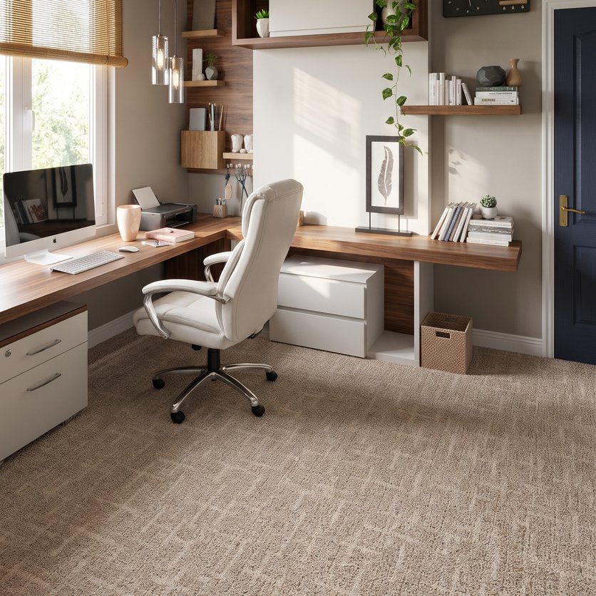 Mid-century home office