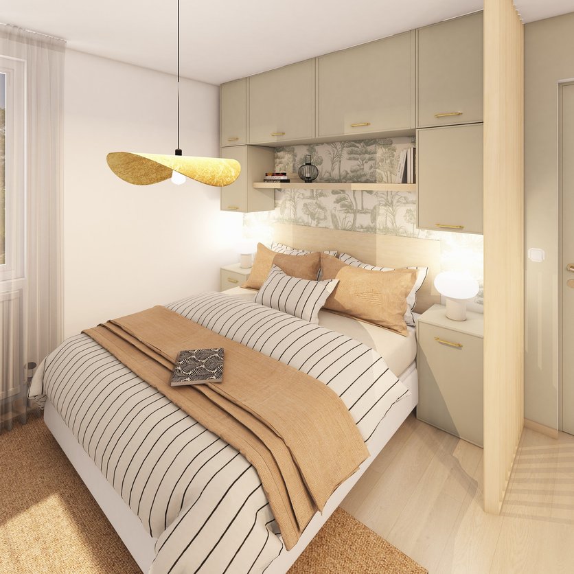 Schlafzimmer im Stil Skandinavisch