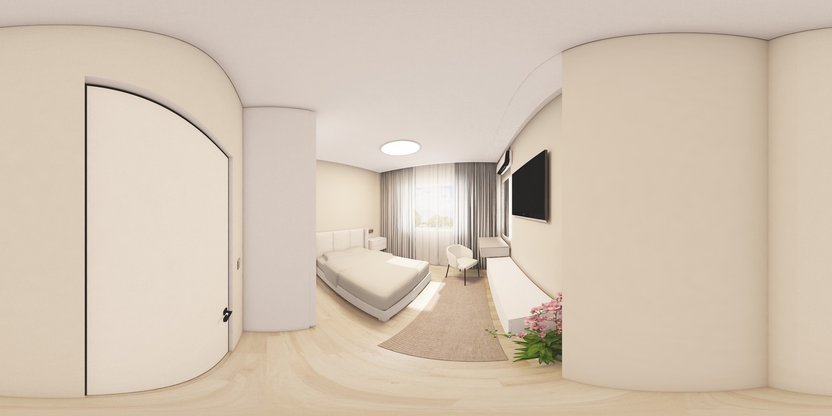Schlafzimmer im Stil Mid-Century