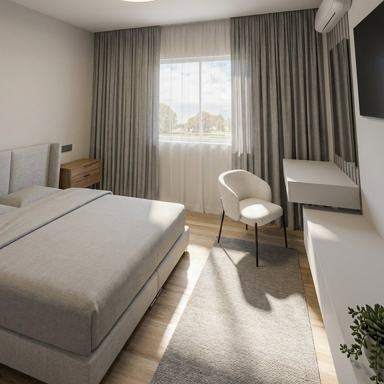 Mid-century bedroom