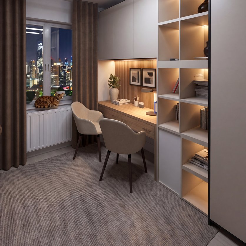 Mid-century home office