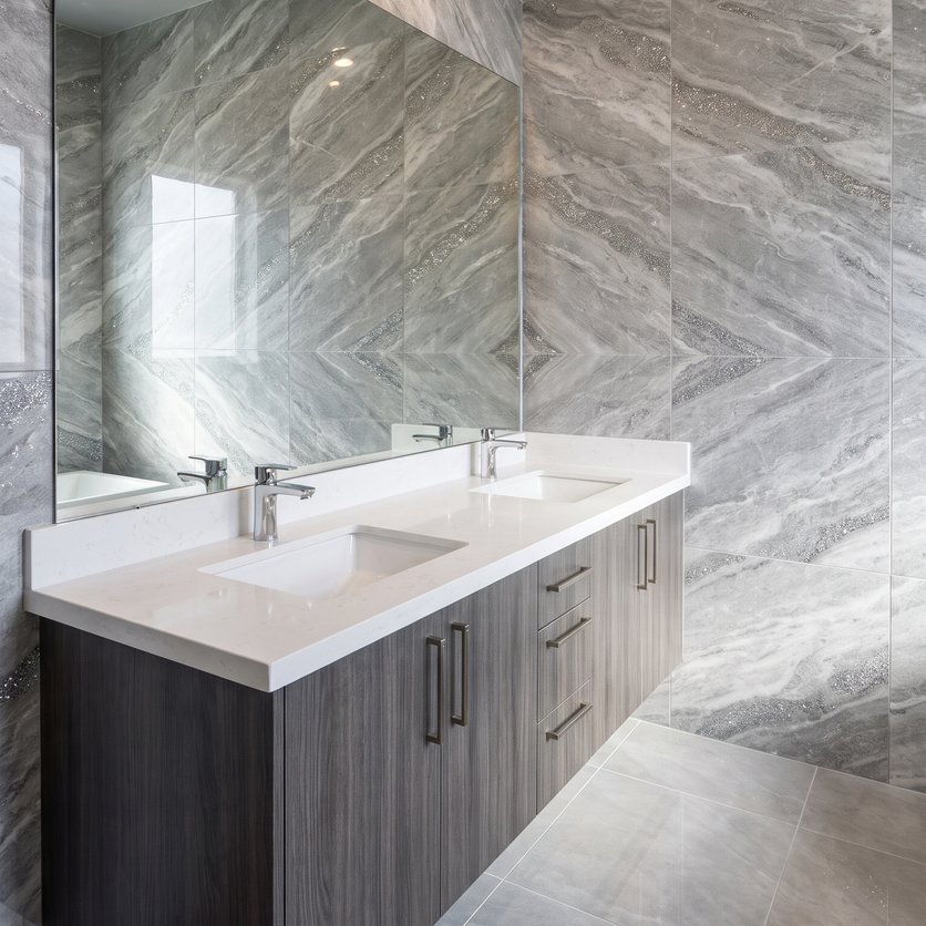 Mid-century bathroom