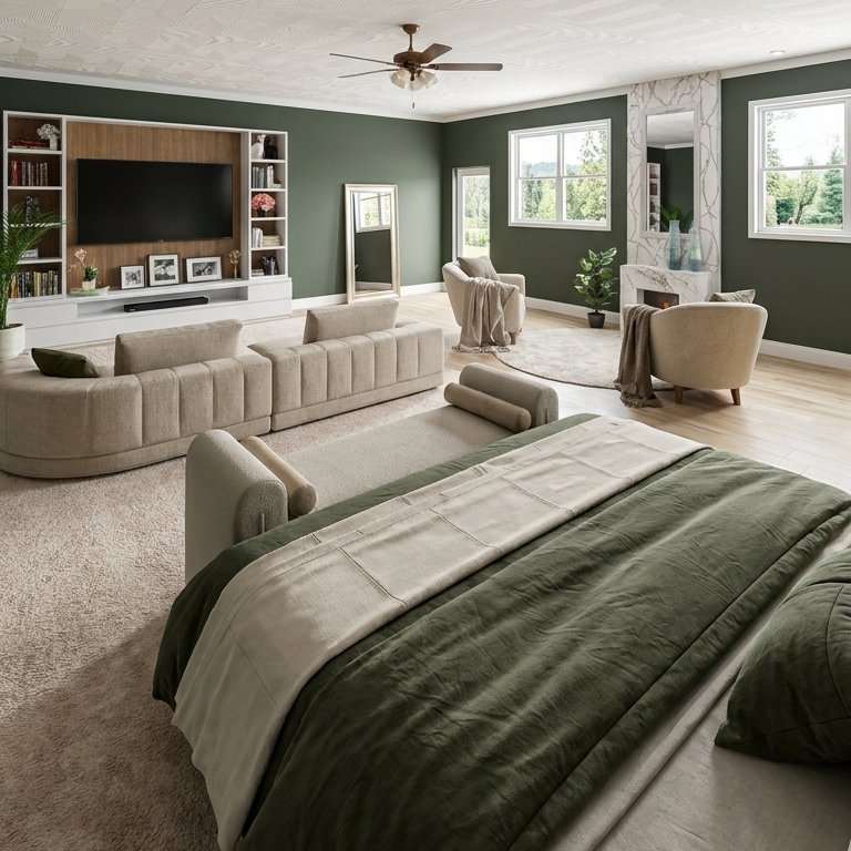 Contemporary bedroom