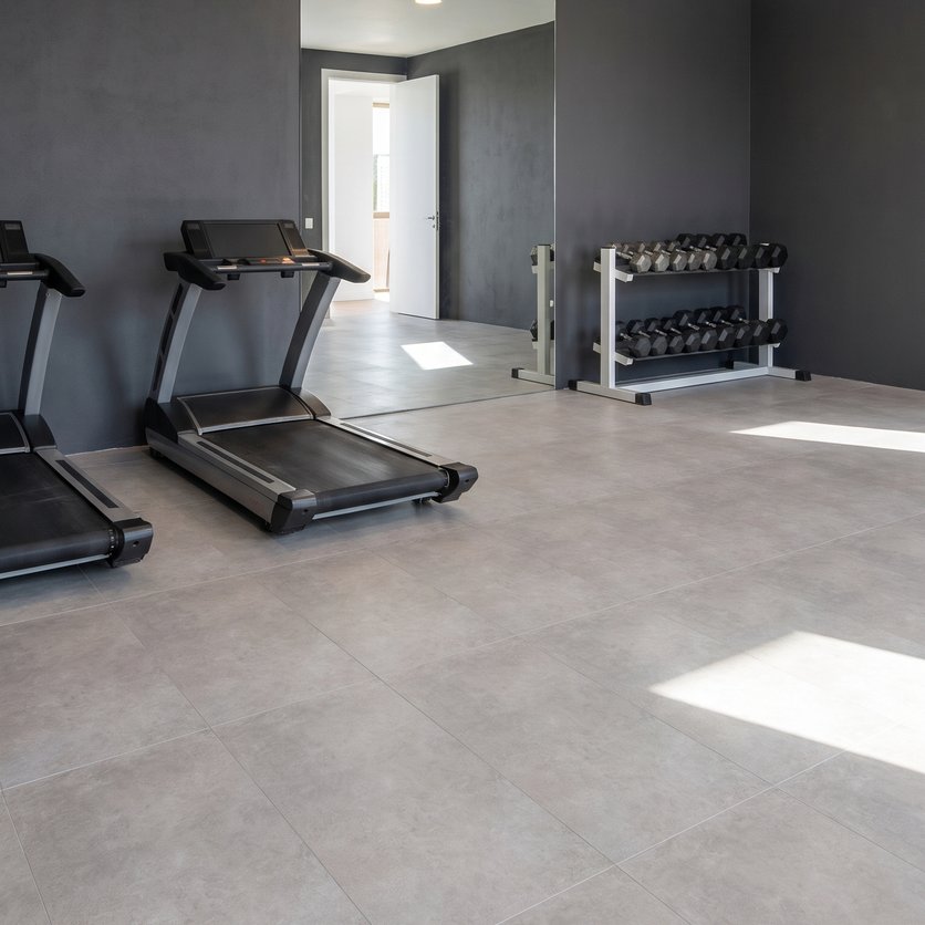 Mid-century gym