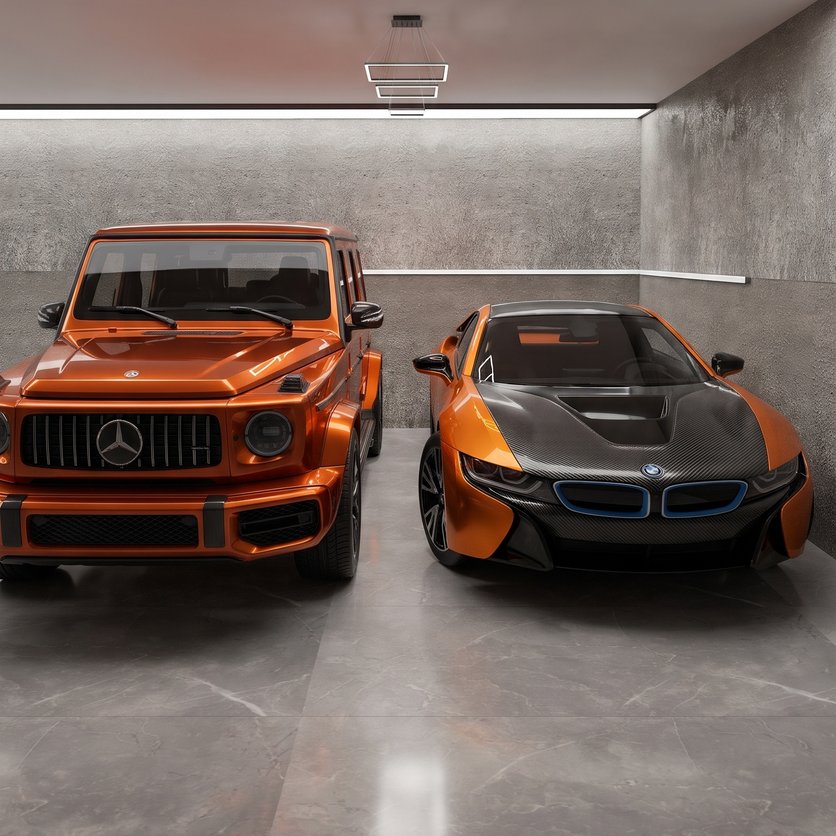 Mid-century garage