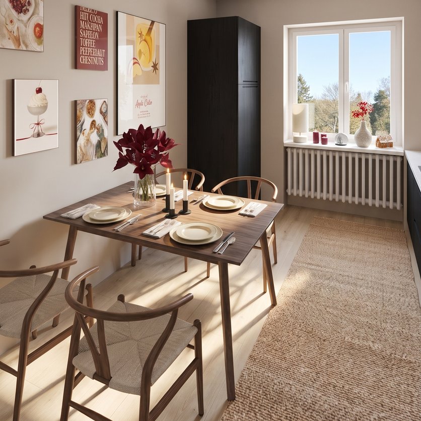 comedor estilo Escandinavo
