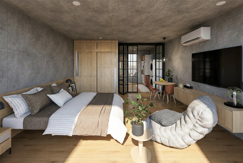 chambre à coucher Mid-century
