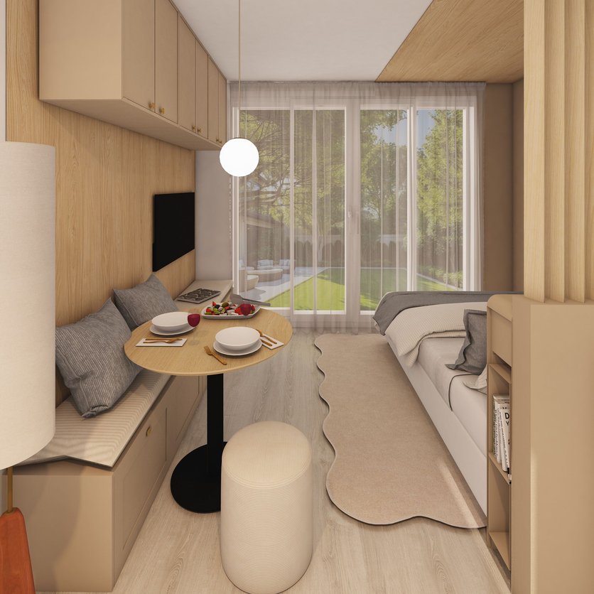 salon — styl: Skandynawski