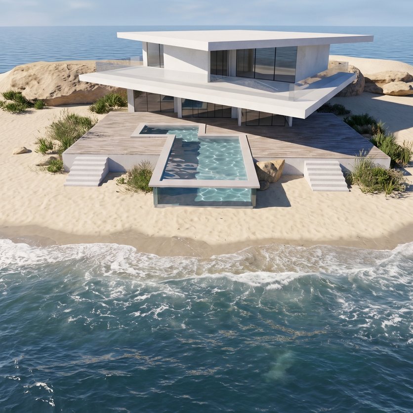 Contemporary outdoor space
