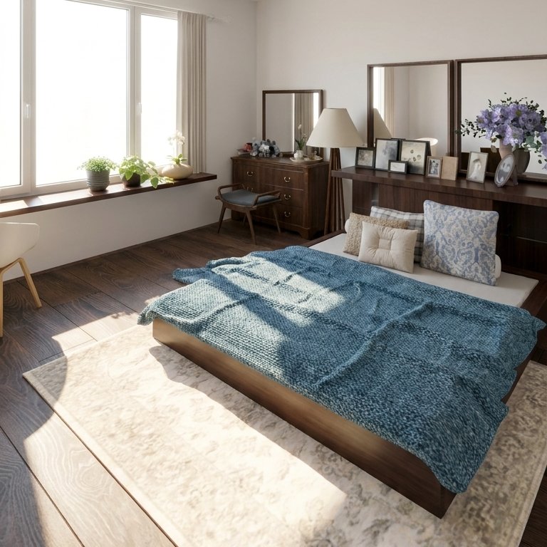 camera da letto in stile Scandinavo