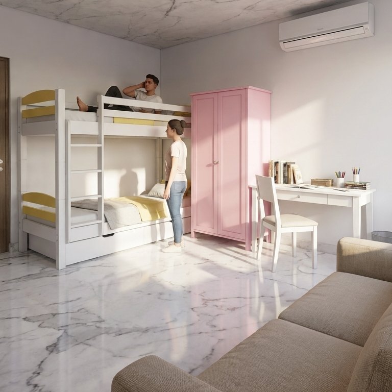 Mid-century bedroom