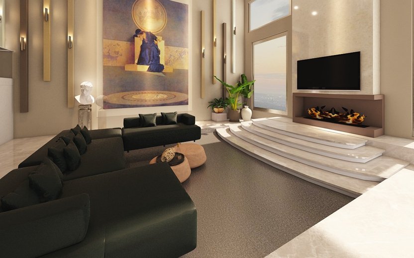Contemporary living room
