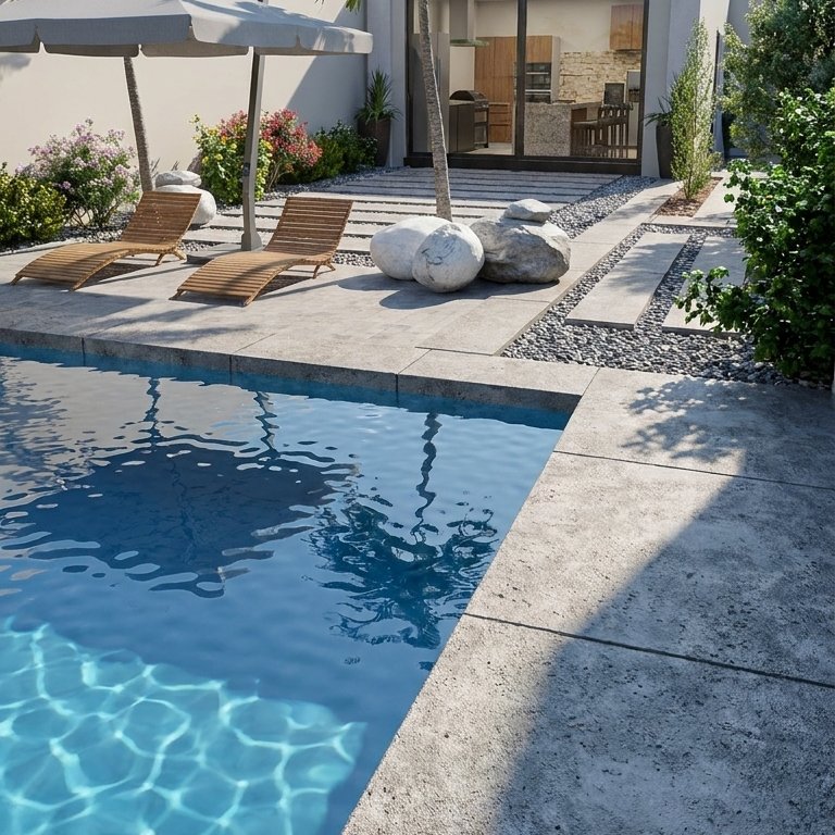 Modern outdoor space