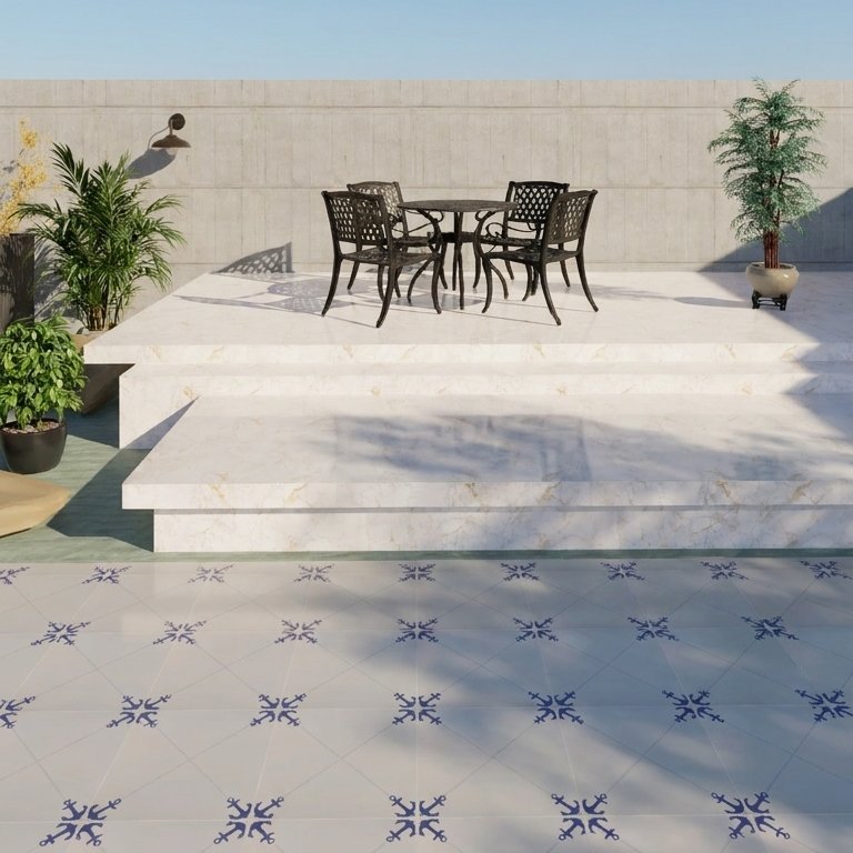 المساحة الخارجية بنمط معاصر