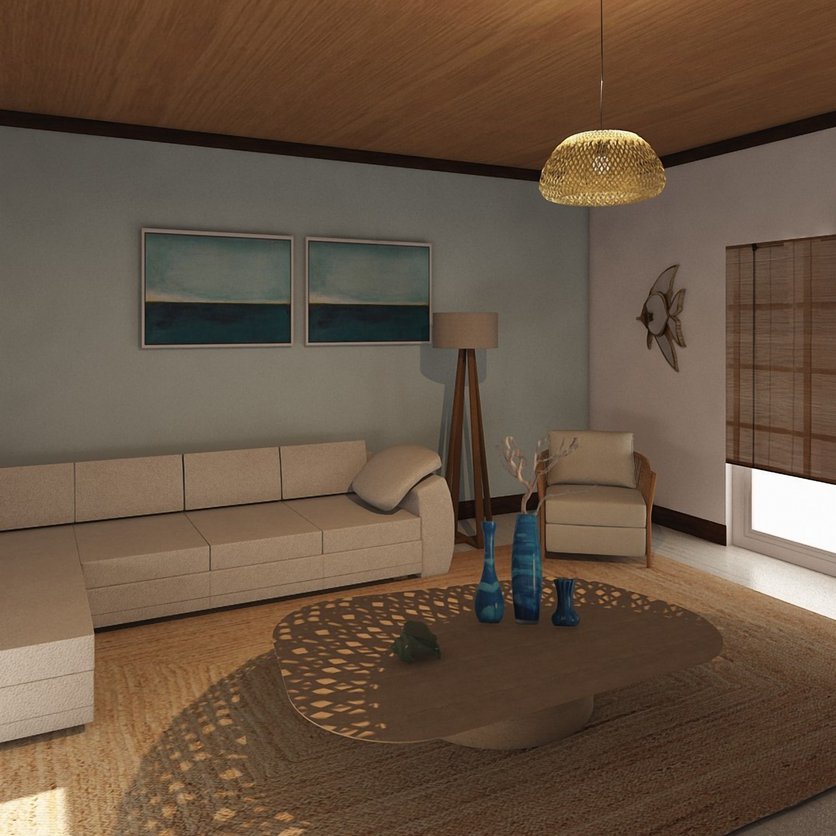 salon — styl: Nadmorski