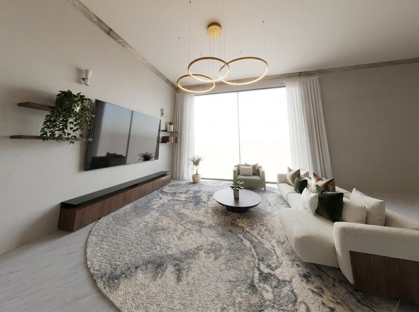 woonkamer in Hedendaagsstijl