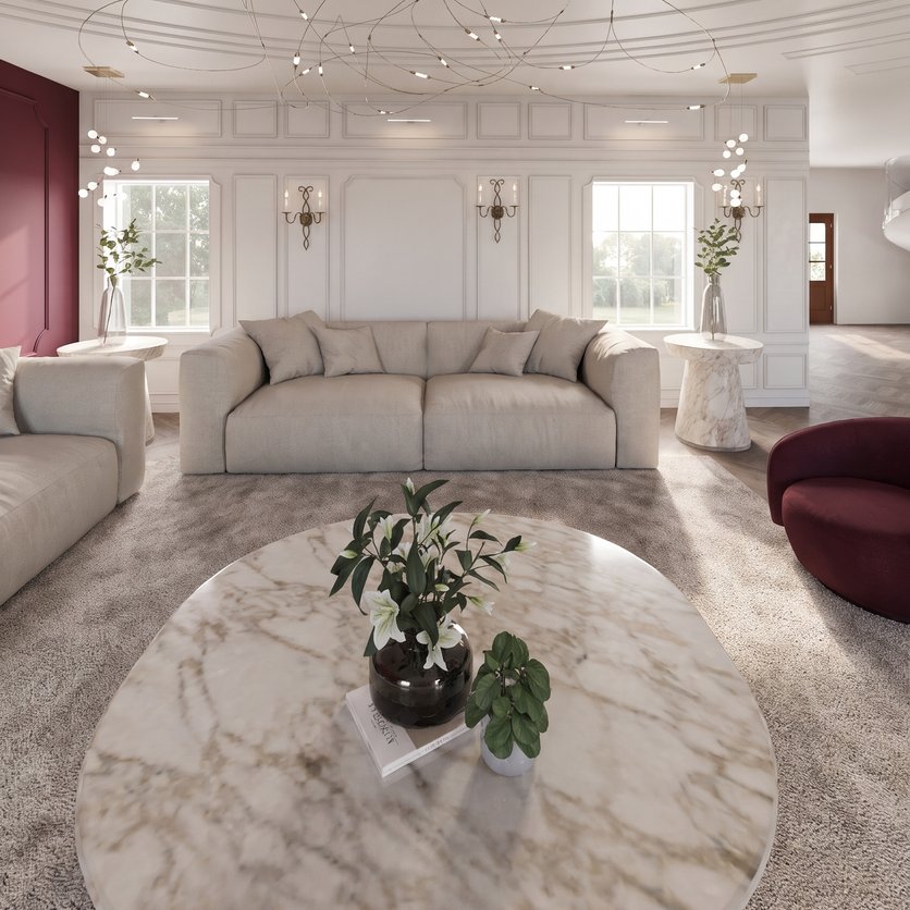 Mid-century living room
