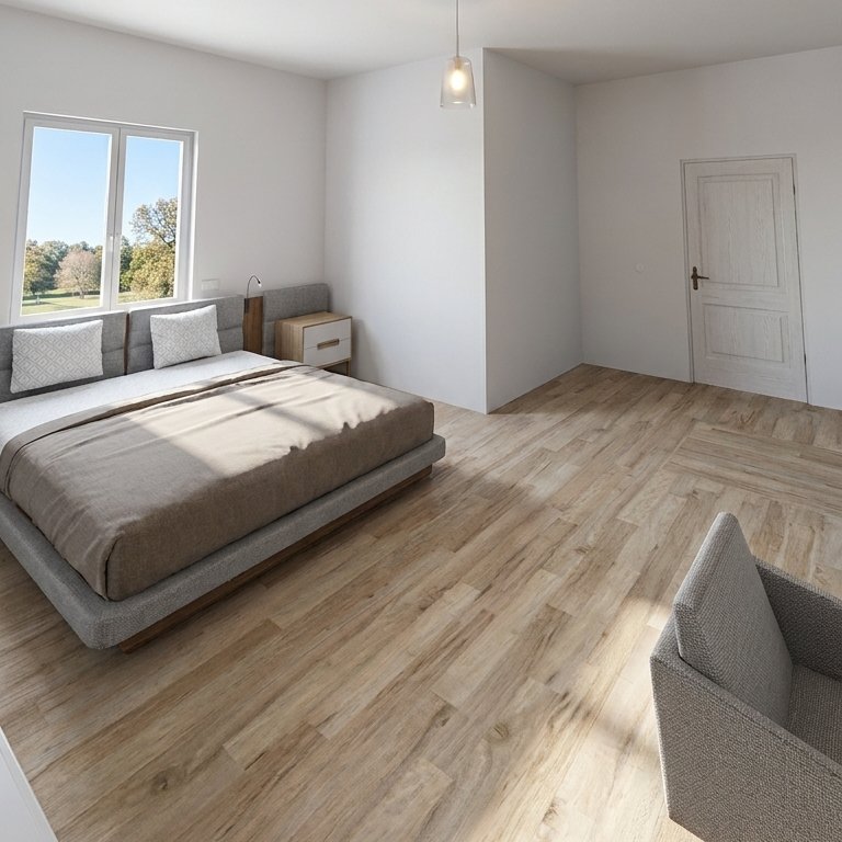 kamar tidur Mid-century