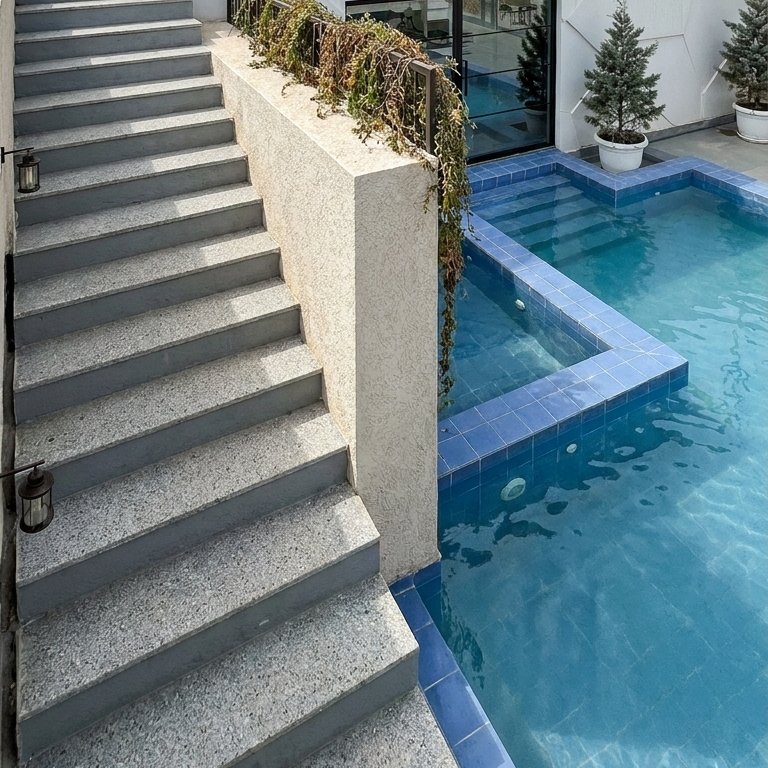 Modern outdoor space