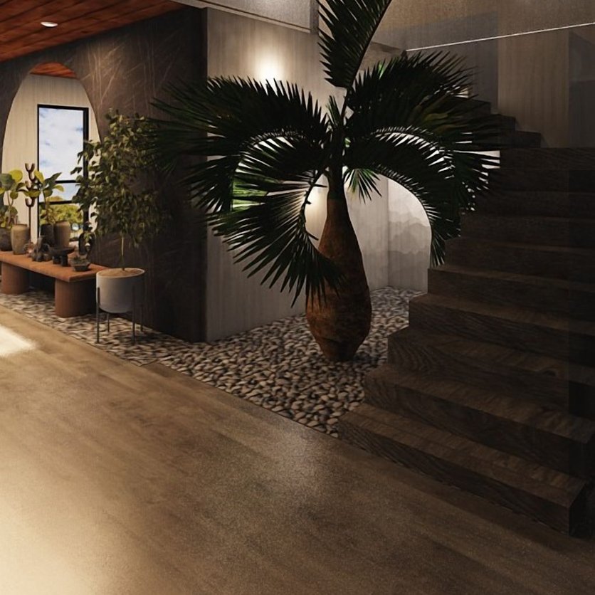 przedpokój — styl: Mid-century modern