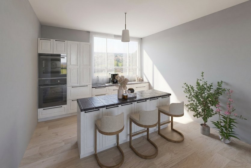 cucina in stile Mid-century