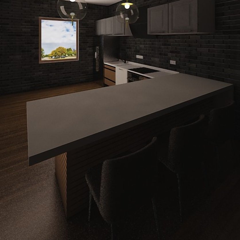 cucina in stile Mid-century