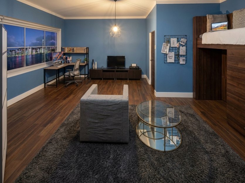 Mid-century bedroom