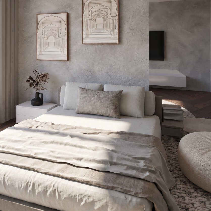 Mid-century bedroom