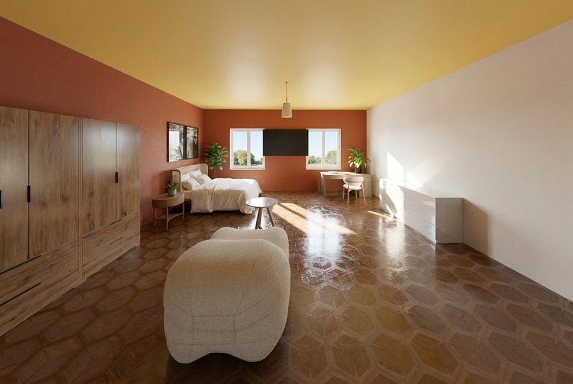 slaapkamer in Hedendaagsstijl