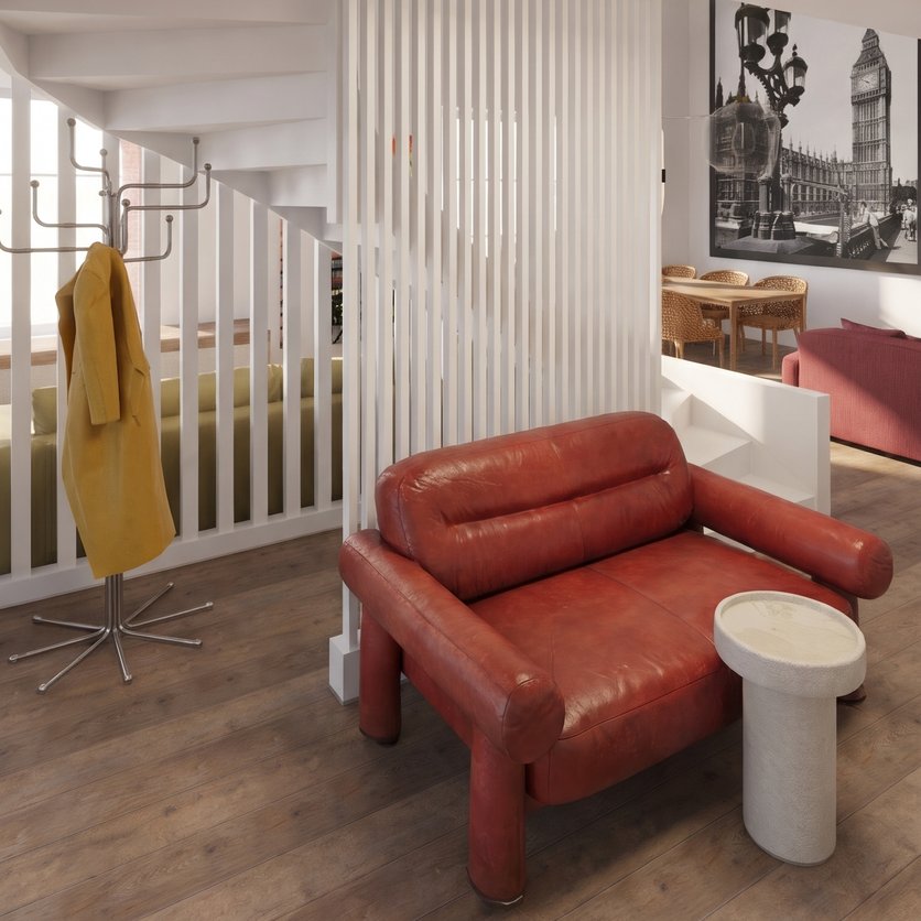 Mid-century living room
