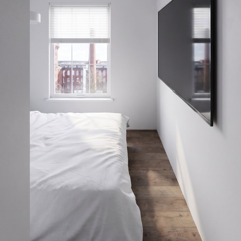 camera da letto in stile Mid-century