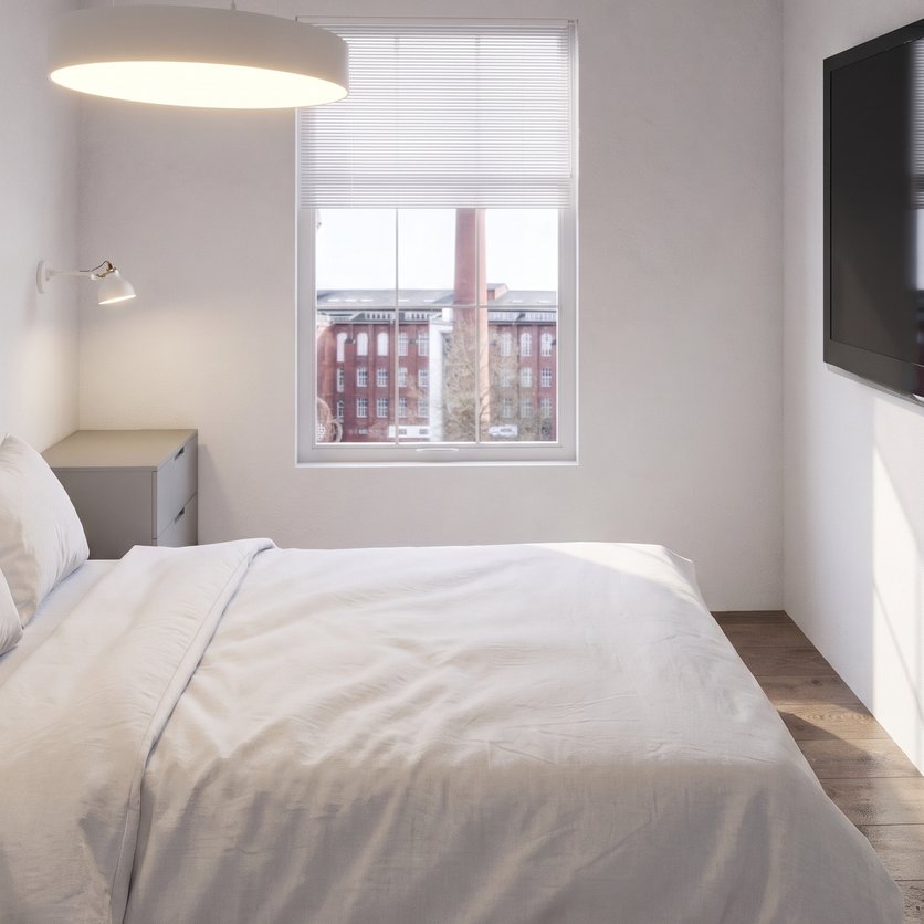 camera da letto in stile Scandinavo