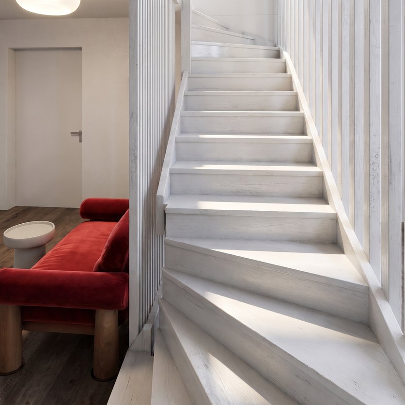 soggiorno in stile Mid-century