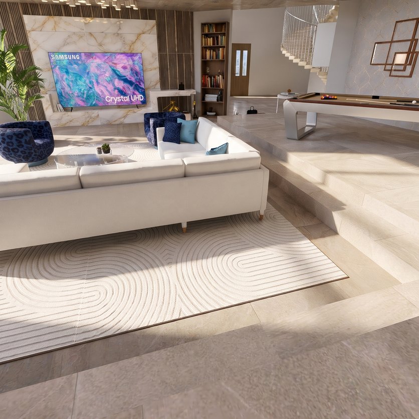 salon — styl: Mid-century modern