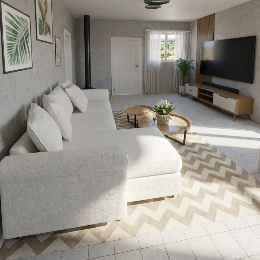 Mid-century living room